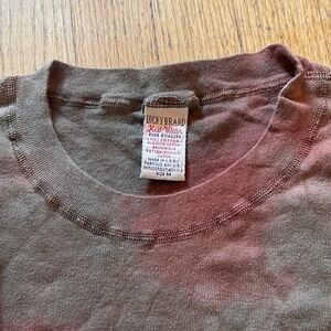Vintage Lucky Brand tie-dye Knit Tee